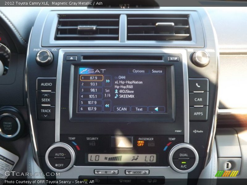 Magnetic Gray Metallic / Ash 2012 Toyota Camry XLE