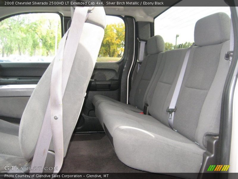 Silver Birch Metallic / Ebony Black 2008 Chevrolet Silverado 2500HD LT Extended Cab 4x4