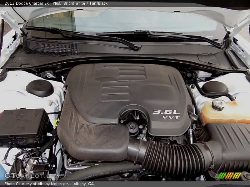 Bright White / Tan/Black 2012 Dodge Charger SXT Plus