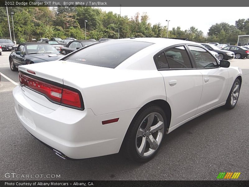 Bright White / Tan/Black 2012 Dodge Charger SXT Plus