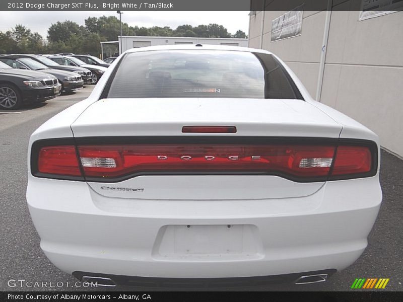 Bright White / Tan/Black 2012 Dodge Charger SXT Plus