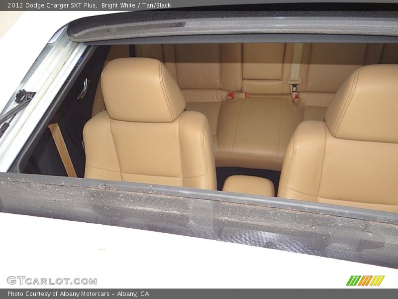 Bright White / Tan/Black 2012 Dodge Charger SXT Plus