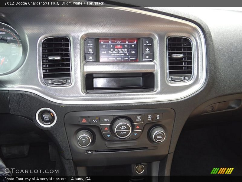 Bright White / Tan/Black 2012 Dodge Charger SXT Plus