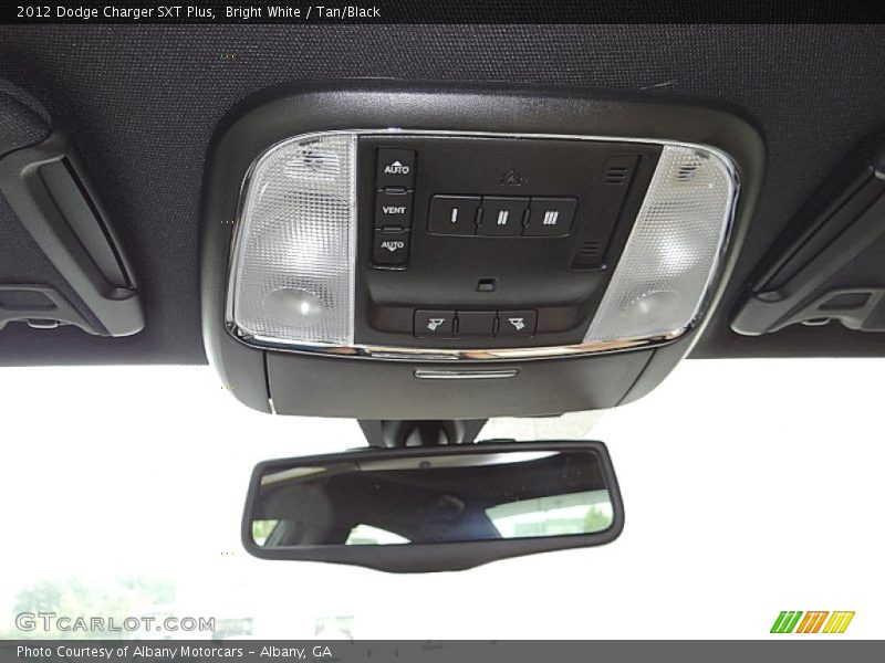 Bright White / Tan/Black 2012 Dodge Charger SXT Plus