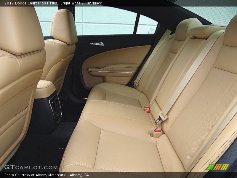 Bright White / Tan/Black 2012 Dodge Charger SXT Plus
