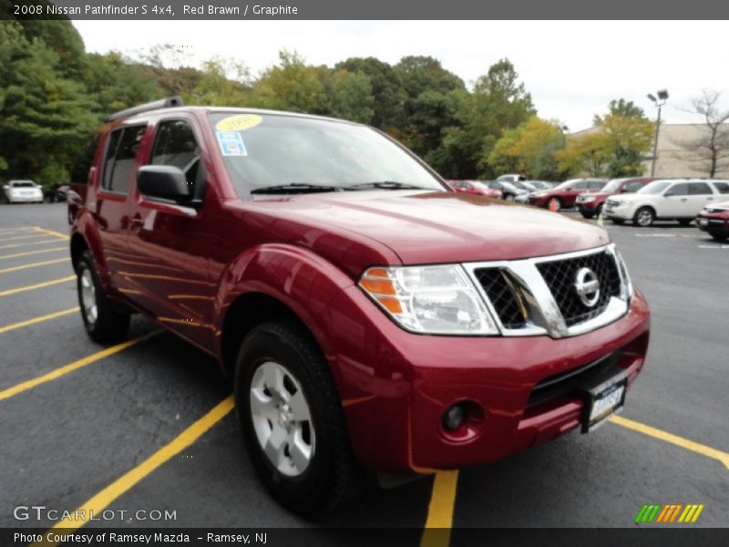 Red Brawn / Graphite 2008 Nissan Pathfinder S 4x4
