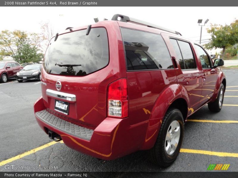 Red Brawn / Graphite 2008 Nissan Pathfinder S 4x4