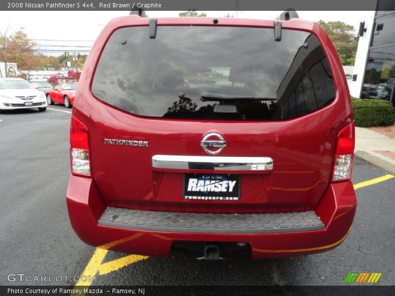 Red Brawn / Graphite 2008 Nissan Pathfinder S 4x4