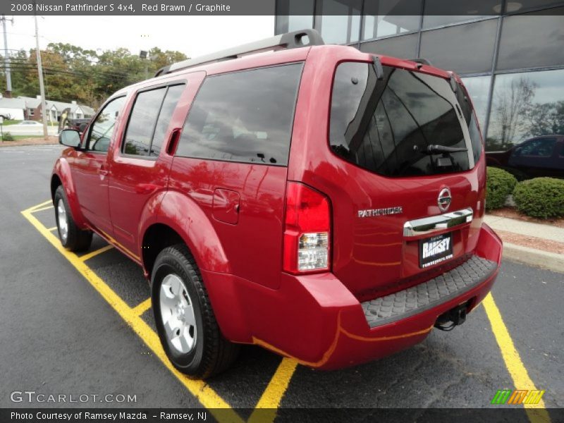 Red Brawn / Graphite 2008 Nissan Pathfinder S 4x4