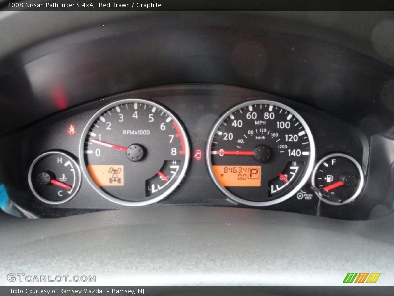 Red Brawn / Graphite 2008 Nissan Pathfinder S 4x4