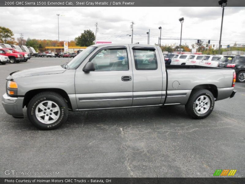 Steel Gray Metallic / Dark Pewter 2006 GMC Sierra 1500 Extended Cab