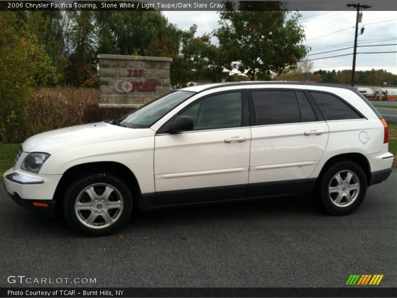 Stone White / Light Taupe/Dark Slate Gray 2006 Chrysler Pacifica Touring
