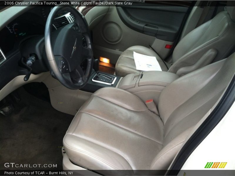 Stone White / Light Taupe/Dark Slate Gray 2006 Chrysler Pacifica Touring