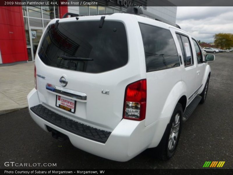 White Frost / Graphite 2009 Nissan Pathfinder LE 4x4