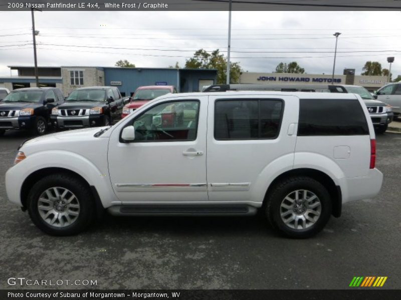  2009 Pathfinder LE 4x4 White Frost