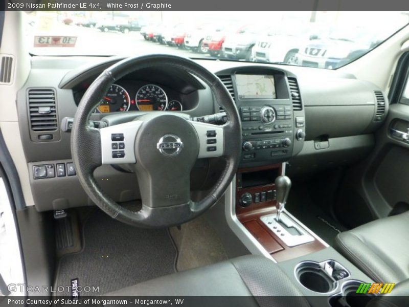 White Frost / Graphite 2009 Nissan Pathfinder LE 4x4