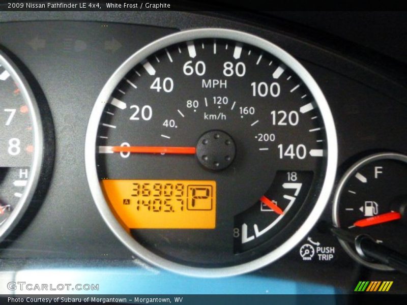 White Frost / Graphite 2009 Nissan Pathfinder LE 4x4