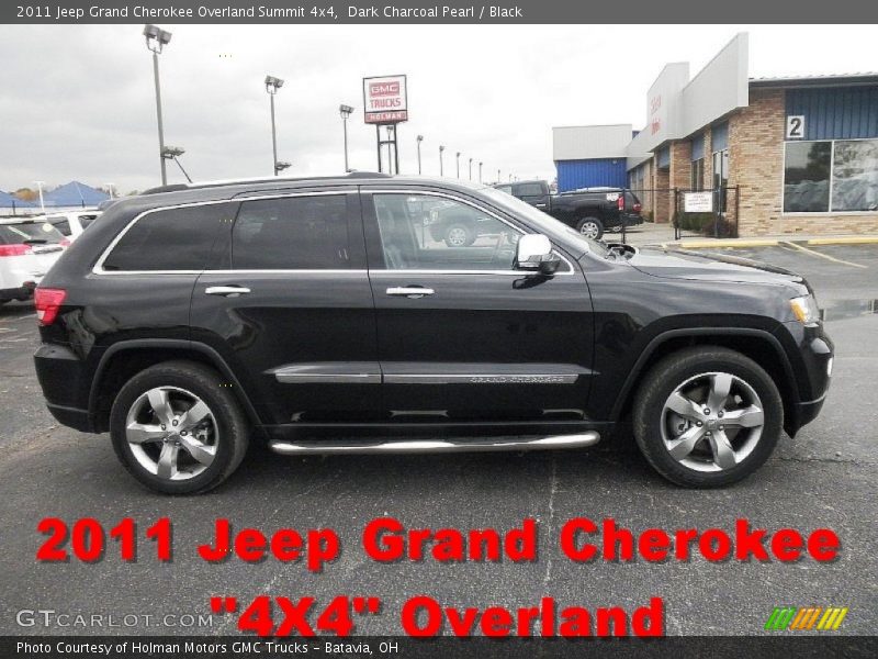 Dark Charcoal Pearl / Black 2011 Jeep Grand Cherokee Overland Summit 4x4