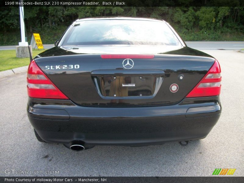 Black / Black 1998 Mercedes-Benz SLK 230 Kompressor Roadster