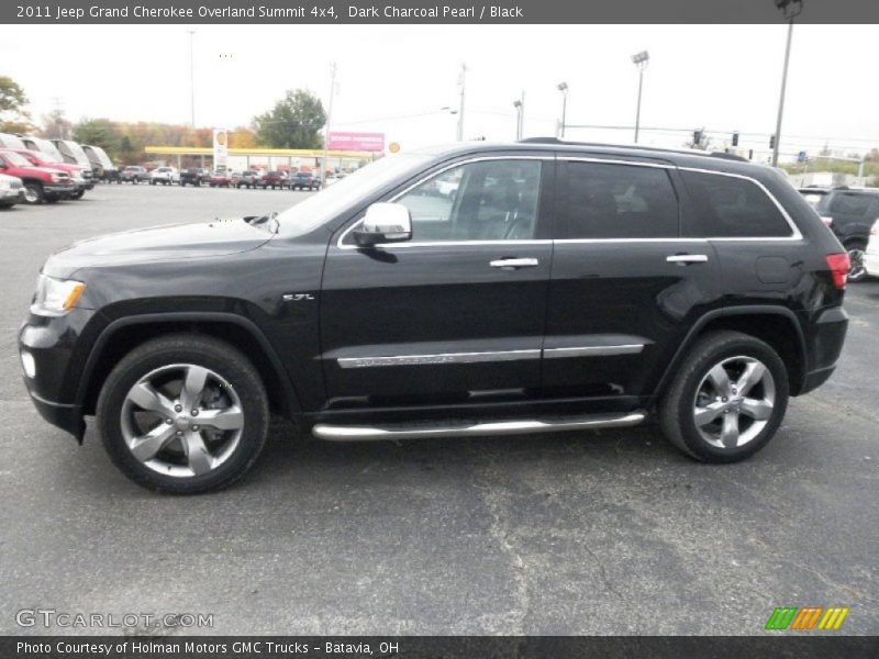 Dark Charcoal Pearl / Black 2011 Jeep Grand Cherokee Overland Summit 4x4