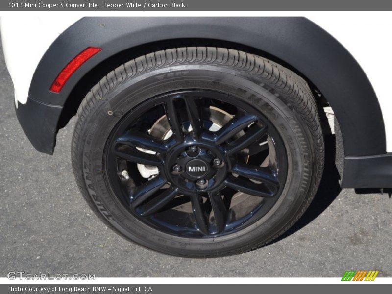 Pepper White / Carbon Black 2012 Mini Cooper S Convertible
