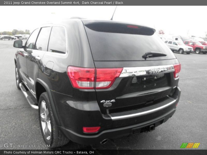 Dark Charcoal Pearl / Black 2011 Jeep Grand Cherokee Overland Summit 4x4