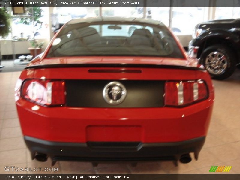 Race Red / Charcoal Black Recaro Sport Seats 2012 Ford Mustang Boss 302