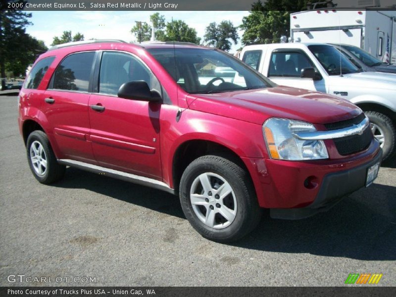 Salsa Red Metallic / Light Gray 2006 Chevrolet Equinox LS