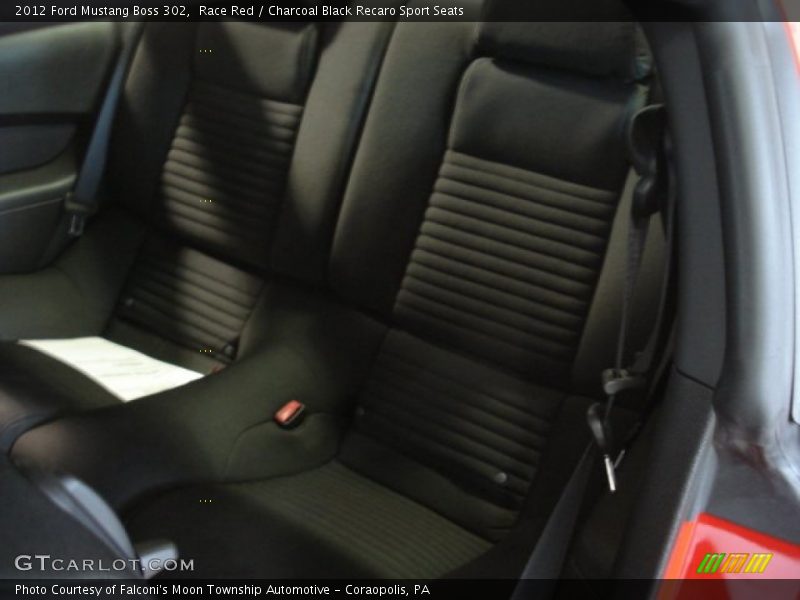 Race Red / Charcoal Black Recaro Sport Seats 2012 Ford Mustang Boss 302
