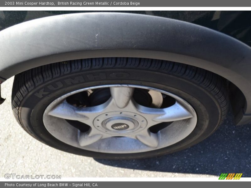 British Racing Green Metallic / Cordoba Beige 2003 Mini Cooper Hardtop