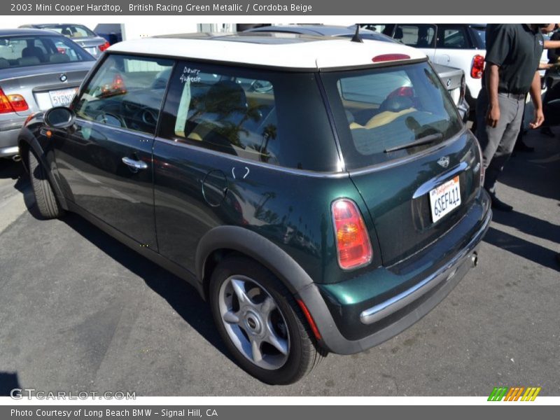 British Racing Green Metallic / Cordoba Beige 2003 Mini Cooper Hardtop