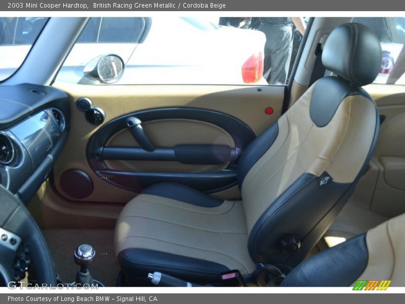 British Racing Green Metallic / Cordoba Beige 2003 Mini Cooper Hardtop