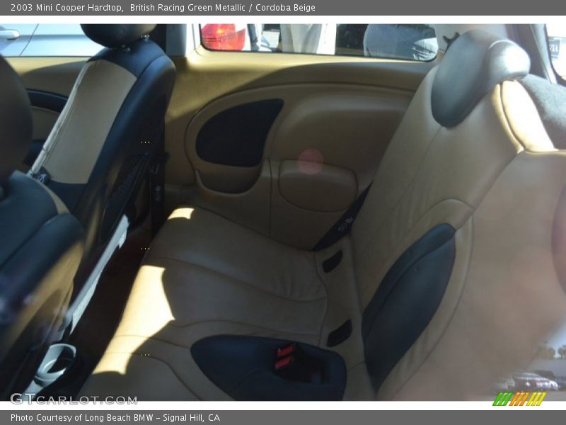 British Racing Green Metallic / Cordoba Beige 2003 Mini Cooper Hardtop