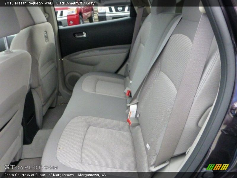 Rear Seat of 2013 Rogue SV AWD