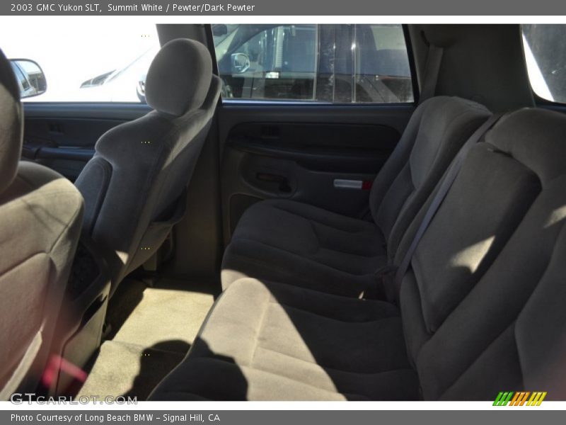 Summit White / Pewter/Dark Pewter 2003 GMC Yukon SLT
