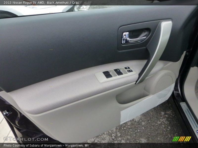 Black Amethyst / Gray 2013 Nissan Rogue SV AWD