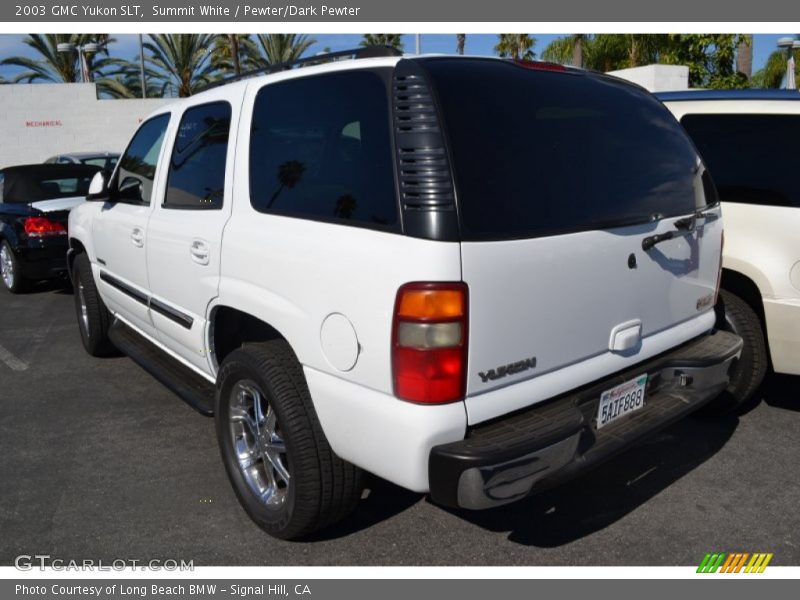 Summit White / Pewter/Dark Pewter 2003 GMC Yukon SLT
