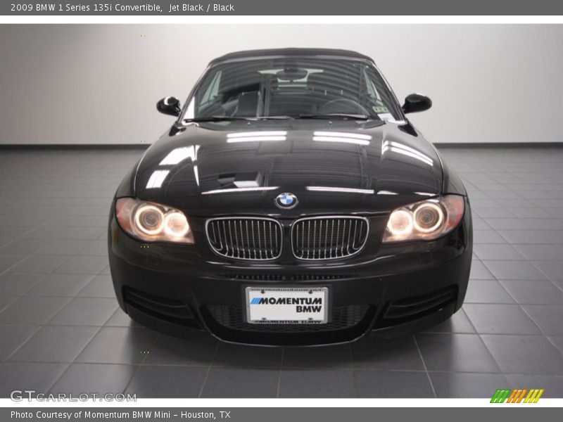 Jet Black / Black 2009 BMW 1 Series 135i Convertible