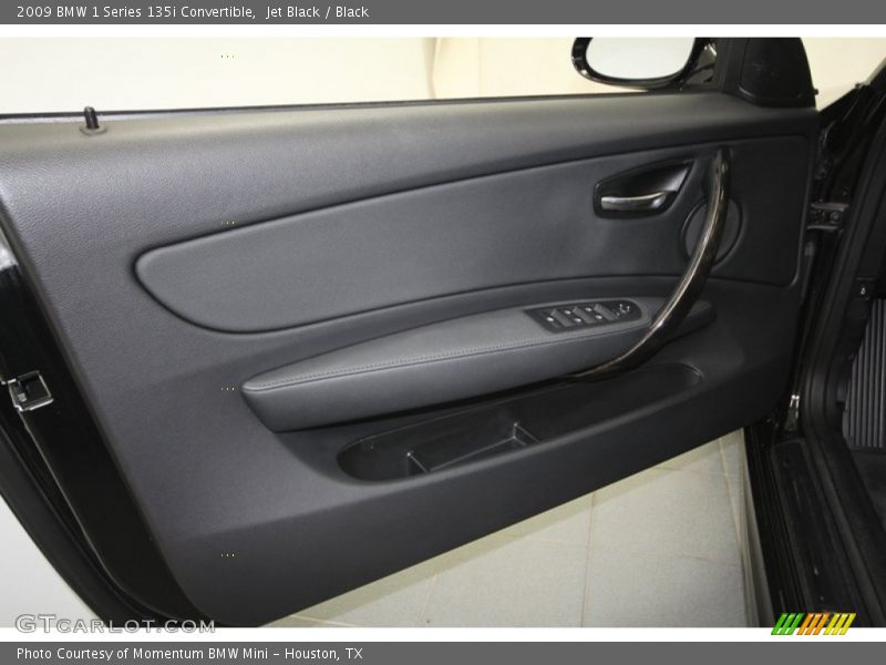 Jet Black / Black 2009 BMW 1 Series 135i Convertible