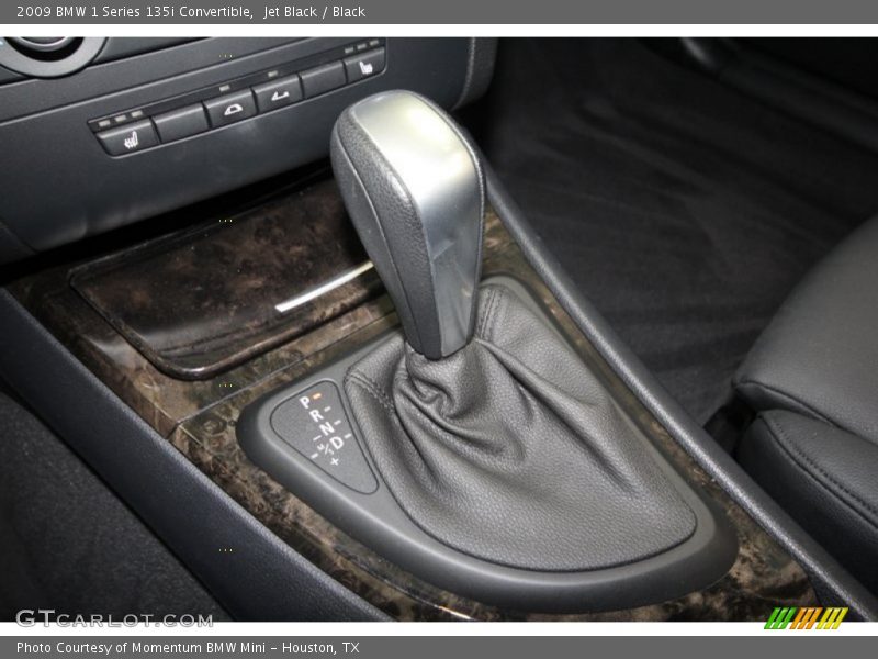 Jet Black / Black 2009 BMW 1 Series 135i Convertible