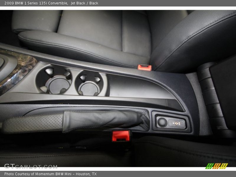 Jet Black / Black 2009 BMW 1 Series 135i Convertible