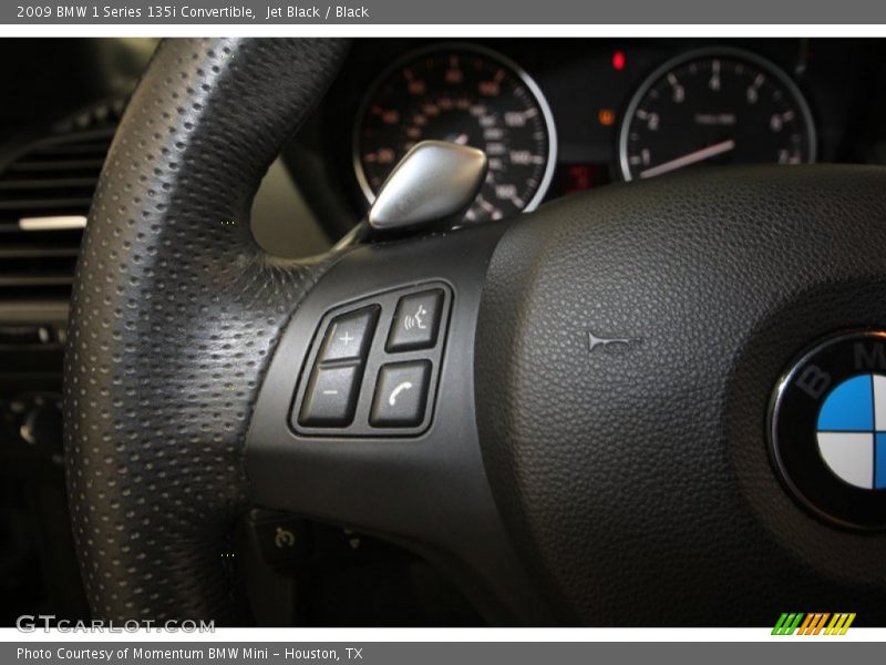 Jet Black / Black 2009 BMW 1 Series 135i Convertible
