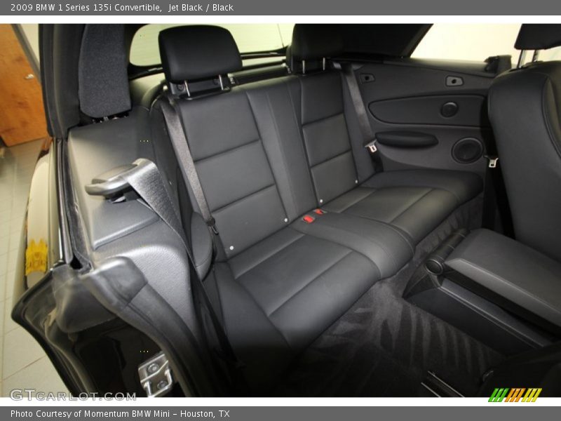 Jet Black / Black 2009 BMW 1 Series 135i Convertible