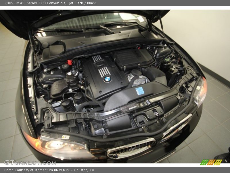 Jet Black / Black 2009 BMW 1 Series 135i Convertible