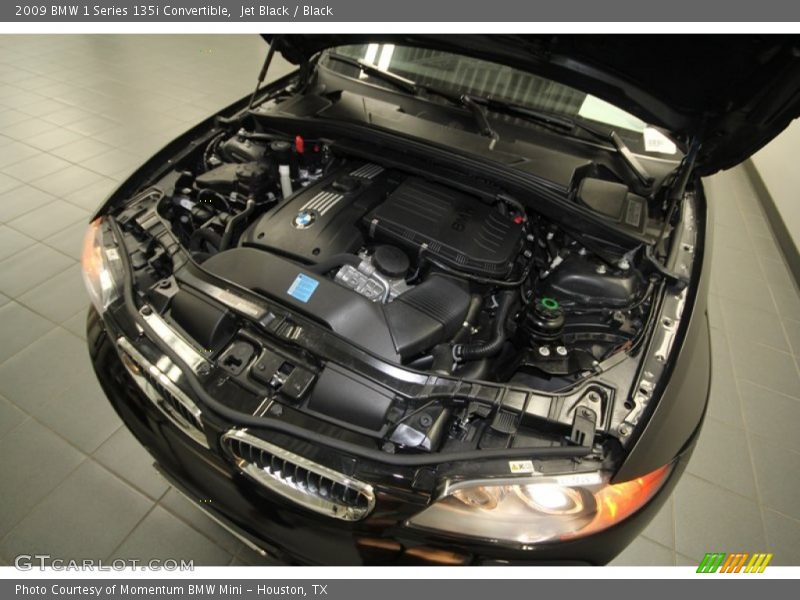 Jet Black / Black 2009 BMW 1 Series 135i Convertible