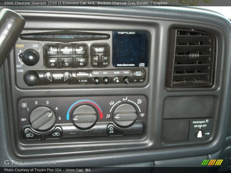 Controls of 2000 Silverado 2500 LS Extended Cab 4x4