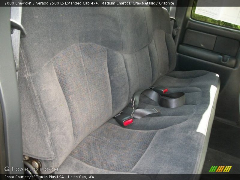 Rear Seat of 2000 Silverado 2500 LS Extended Cab 4x4