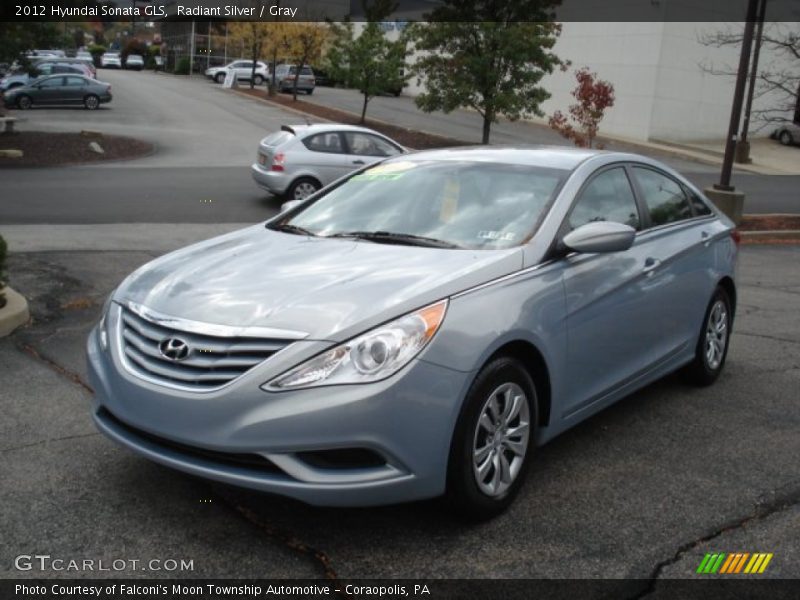 Radiant Silver / Gray 2012 Hyundai Sonata GLS