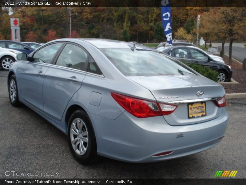 Radiant Silver / Gray 2012 Hyundai Sonata GLS