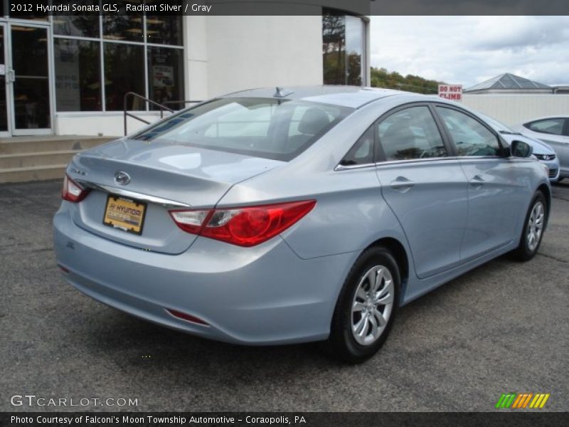 Radiant Silver / Gray 2012 Hyundai Sonata GLS